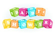 baby Shower cubes