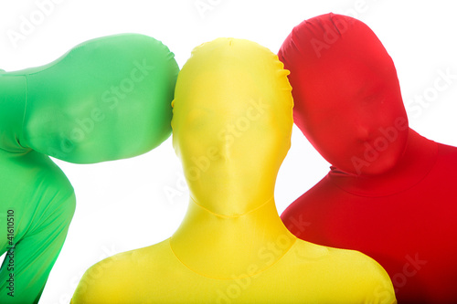 Fotografía Green, Yellow and Red Heads
