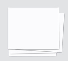 Blank Paper And Silver Background  Vector Illustration