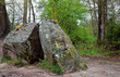 Tomb of Merlin in Paimpont forest, France