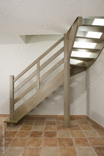 Naklejka na szybę Treppe ins Obergeschoß