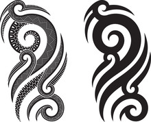 Maori Tattoo Pattern