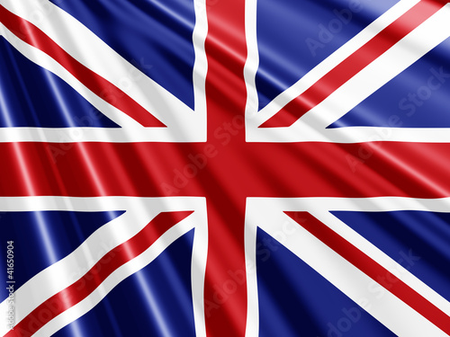 Naklejka dekoracyjna Union Jack Flag background