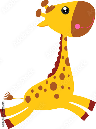 Naklejka na meble cute giraffe