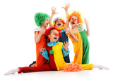 Fototapeta  - Funny clowns