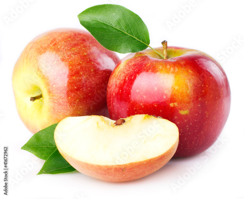 Nowoczesny obraz na płótnie Fresh apples