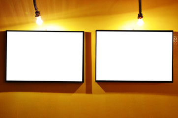 Two blank photo frame