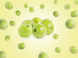 group of green apples