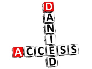 Poster - 3D Danied Access Crossword