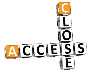 Poster - 3D Close Access Crossword