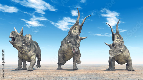 Dekoracja na wymiar  dinozaur-diabloceratops