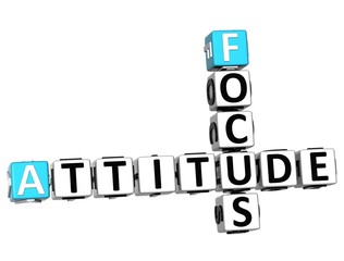 Poster - 3D Focus Attitude Crossword