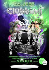 Poster - Summer Clubbing Flyer