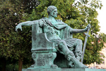 Statue Of Constantine I In York, England , UK