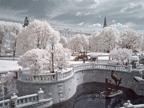 Moscow. Urban view Fototapeta