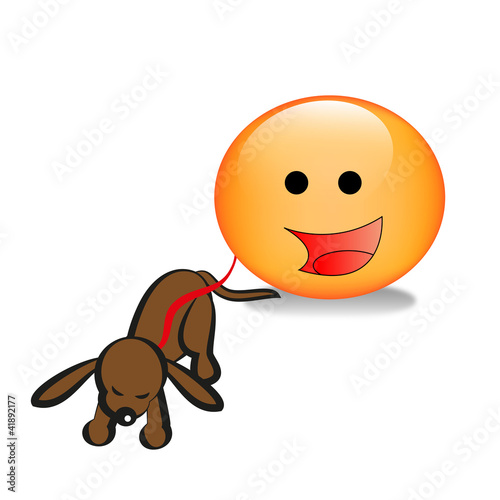 smiley hundefreund Adobe Stock