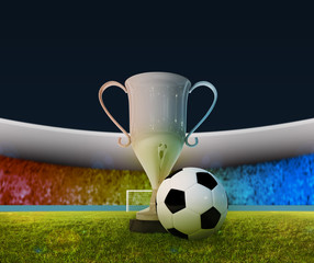 Soccer Cup and ball