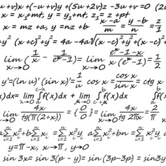 Poster - Algebra seamless background
