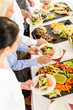 © CandyBox Images - Catering food buffet at business meeting