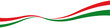 Italien Fahne Flagge Farben Welle Schwung m it QXP9 Datei