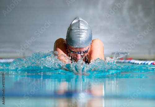 Foto-Schmutzfangmatte - breaststroke (von Sergey Peterman)