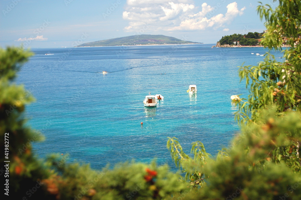 Adriatyckie wybrzeże, Chorwacja - obrazy, fototapety, plakaty 