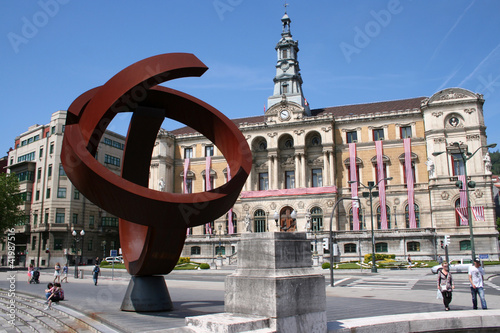 Bilbao Town Hall, Vizcaya, Spain Tablou Canvas