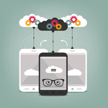 smart phones concept