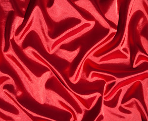 Wall Mural - Red silk background
