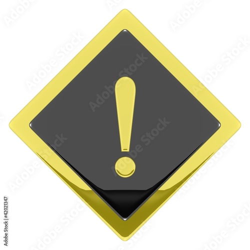Panneau Point D Exclamation 1 01 Stock Illustration Adobe Stock