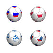 balones bandera equipos grupo A euro copa 2012