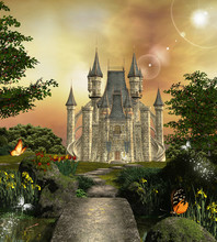 Castle In An Enchanted Garden