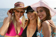 © auremar - portrait of three women at the beach