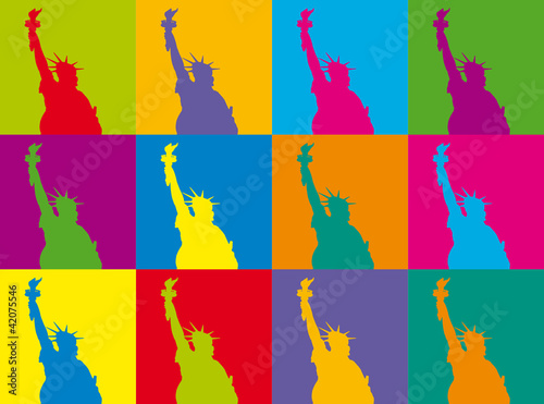 Statue de la liberté POP ART Slika na platnu