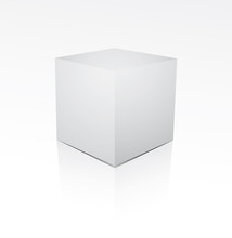 Cube On White Background