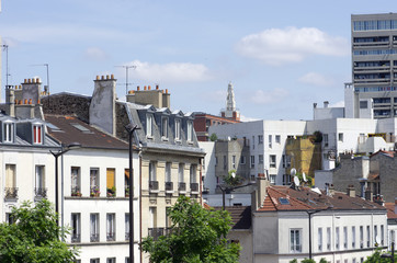 Sticker - Ivry sur Seine,  architecture de banlieue parisienne