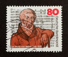 GERMANY - CIRCA 1980: Stamp Printed In Germany