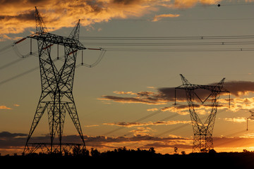 Electricity tower providing energy distribution