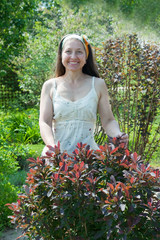 Wall Mural - Happy gardener