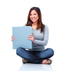 Poster - Student with book.