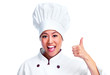 © grinny - Young chinese chef woman.