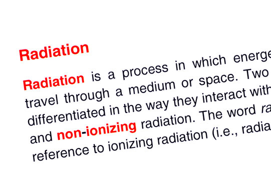 Radiation text highlighted in red