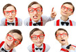 Moods of a funny nerdy guy