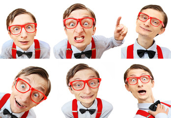 Poster - Moods of a funny nerdy guy