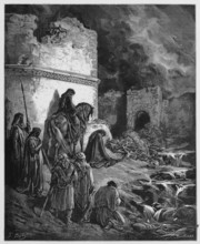 Nehemiah Views The Ruins Of Jerusalem Walls