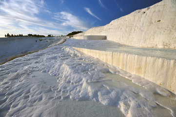 Wall Mural - travertines at hierapolis , pamukkale , denizli ,turkey