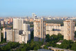 High-rise buildings at sunny morning in Moscow, Russia