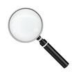 Accurate vector of magnifying glass