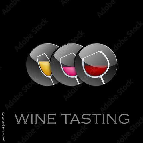 Logo Wine Tasting Vector Stock Vector Adobe Stock
