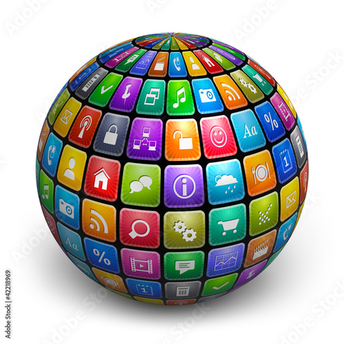 Sphere from color application icons